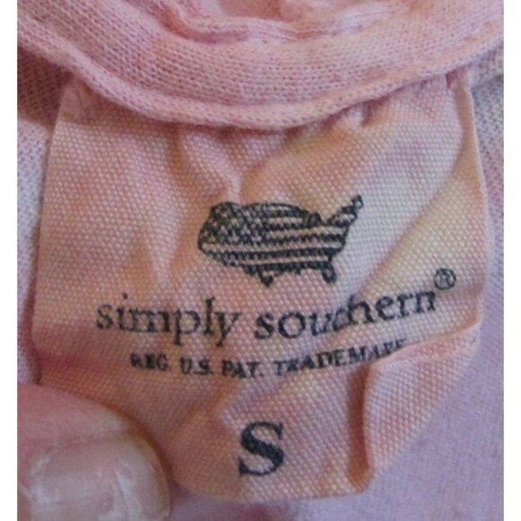 Simply Southern S Pink Tie Dye Sea Turtle Lightweight Hoodie Shirt - Picture 4 of 4